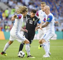 Football: Argentina vs Iceland at World Cup