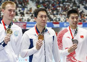 Swimming: Men's 100m breaststroke at Asian Games