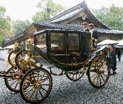 Emperor's visit to Ise Jingu shrine