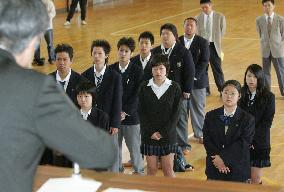 (1)High school reopens on Miyake Island