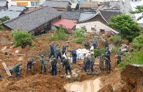 Heavy rains trigger floods, mudslides in various parts of Japan