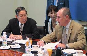 Okuda meets with Spanish economy minister