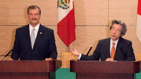 (1)Japan, Mexico to continue talks on FTA