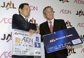 JAL, Aeon to form alliance, collaborate on card business