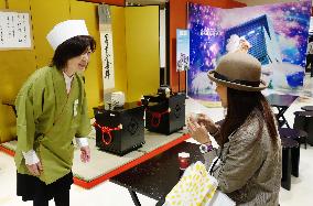 Salon for tourists opens at Kintetsu dept. store