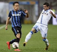 Inter's Nagatomo in action against Empoli