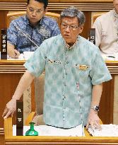 Okinawa governor stresses importance of freedom of expression