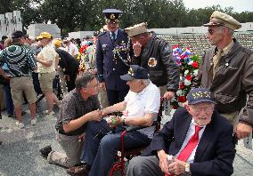 U.S. veterans mark 70th anniversary of end of WWII