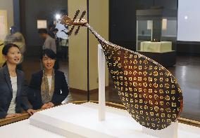 "Biwa" lute among national treasure house hoard to be displayed