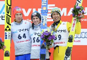 Norway's Fannemel wins World Cup ski jumping event in Sapporo
