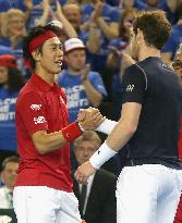 Nishikori succumbs to Murray