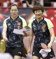 China's Ding, Li win women's doubles at ITTF World Tour Japan Open