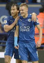 Soccer: Leicester beat Swansea for 1st win of season