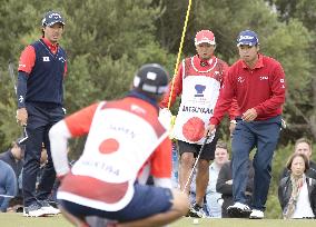 Golf: Japan 8th after 2nd round of World Cup team event