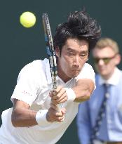 Tennis: Japan's Sugita loses in Wimbledon 2nd round