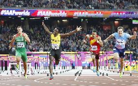 Athletics: McLeod wins 110m hurdles at world c'ships