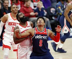 Basketball: Wizards-Rockets NBA game