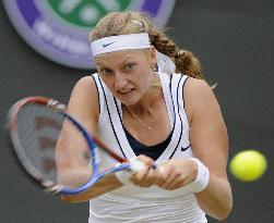 Kvitova advances to Wimbledon semifinals