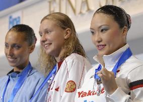 Russia's Ischenko wins solo event at synchronized swimming