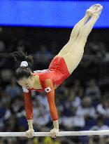 Japan's Tsurumi wins women's uneven bars silver at worlds