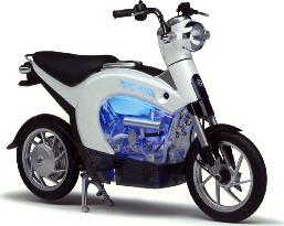 Prototype fuel-cell bike from Yamaha