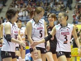 Japan gets 1st win at women's world championship