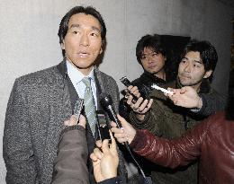 N.Y. Yankees' Matsui speaks to reporters