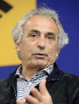 Japan football team coach Halilhodzic speaks in interview