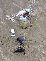 Downpours cause massive floods in eastern Japan