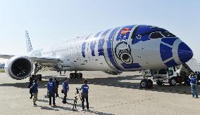 ANA unveils plane painted with Star Wars character