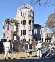 Work begins on Atomic Bomb Dome to make it quake resistant