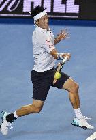 Japan's Nishikori storms in to Australian Open quarterfinals