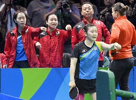 Olympics: Germany beats Japan to reach women's table tennis team final