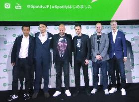 Sweden's Spotify begins services in Japan
