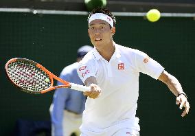 Tennis: Nishikori moves into Wimbledon 3rd round