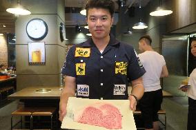 Japanese beef brings increasing business to Taiwanese restaurant chain