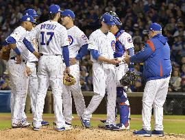 Baseball: Dodgers-Cubs NLCS Game 3