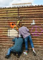 Tour to U.S.-Mexico border wall prototype