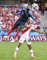 Football: France vs Peru at World Cup
