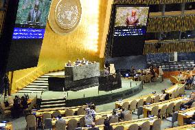 U.N. General Assembly meeting