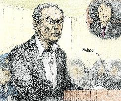 Carlos Ghosn at Tokyo court
