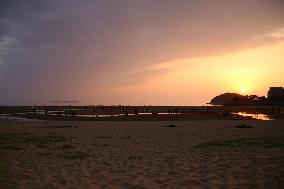 Chichibugahama beach in Japan