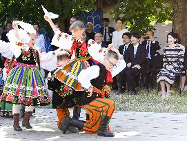 Japan's crown prince in Poland