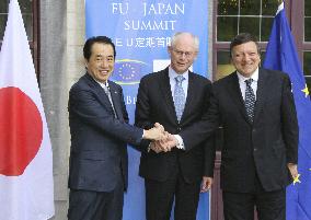 Japan-EU summit in Brussels