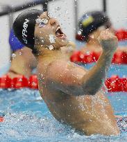 Kitajima wins gold in 100-meter breaststroke in Beijing