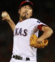 Uehara's Rangers pull even in ALDS