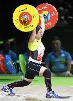 Olympics: Miyake wins weightlifting bronze at Rio Games