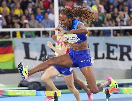 Olympics: Muhammad wins gold in women's 400m hurdles