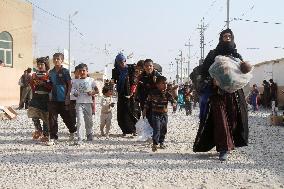Refugees in northern Iraq camp