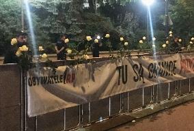 Protest against judicial reforms in Poland